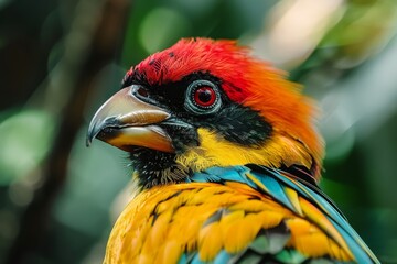 Fototapeta premium Vibrant Parrot Close-Up