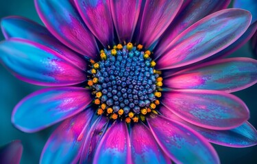 Obraz premium Vibrant Floral Closeup