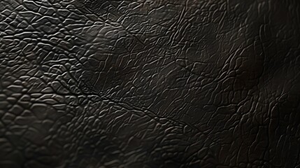 Black leather texture background. Close-up of black leather with visible details. Black leather with visible details. Black leather texture.