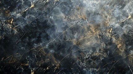 The image is a dark blue marble texture with golden veins.