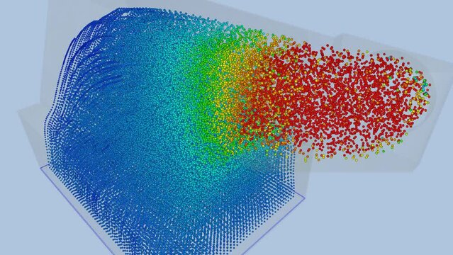 Dust collector airflow simulation - CFD simulation Computational fluid dynamics