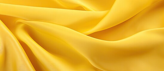 Yellow fabric folds texture