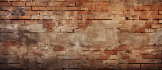 Brick wall close-up with fire hydrant