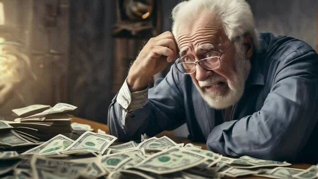 man with money