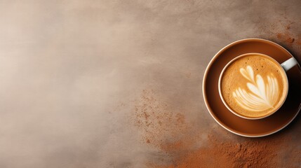 coffee beans caffeine brown texture, ai - obrazy, fototapety, plakaty