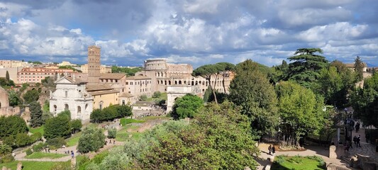 Colisée romain de Rome - obrazy, fototapety, plakaty