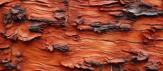 Rugged tree bark close-up