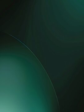 Dark green gradient background with a curved shape and subtle gradients, suitable for elegant designs or as an abstract backdrop for presentation and graphic design projects The color combination of d