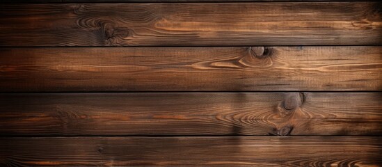 Close-up wooden wall with dark backdrop - obrazy, fototapety, plakaty