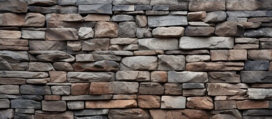 Stone wall with fire hydrant