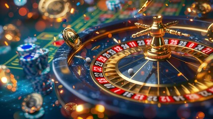 wheel of the casino - ai generative