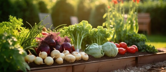 Variety of Garden Vegetables