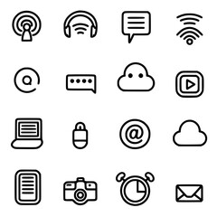 communication icon, business icon, technology icon, speech icon, community icon, cooperation icon, media icon, social icon, teamwork icon, internet icon, marketing icon, network icon, social media ico