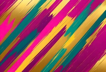 Abstract Diagonal Stripes Painting Graphic Colored Artwork Digital Background Colorful Design