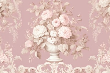 Rose bouquet wallpaper pattern flower.