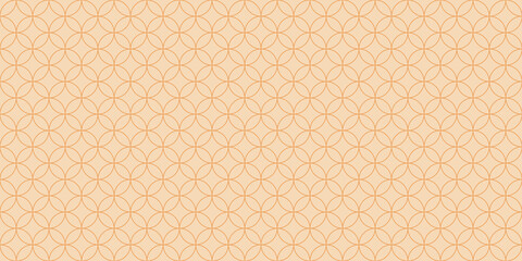 Seamless geometric pattern with overlapping circles. Abstract Overlap Circle Pattern.