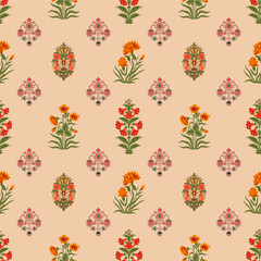 seamless pattern with flowers vector design.