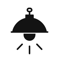 Obraz premium Operating Room Lights icon vector graphics element silhouette Oral symbol sing illustration on a Transparent Background