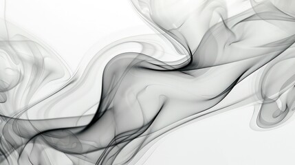 Black and white smoke abstract background