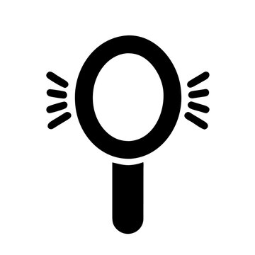 recommend clip art: Dental mirror icon vector graphics element silhouette Oral mouthwash symbol sing illustration on a Transparent Background