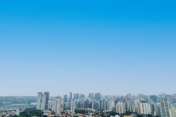 Fototapeta premium Foto área da região do Brooklin, na zona Sul da cidade de São Paulo