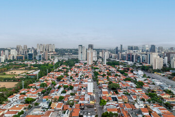 Foto área da região do Brooklin, na zona Sul da cidade de São Paulo