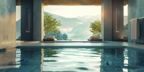 Find your calm with tranquil leisure and spa visuals