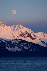 Alaska Moon Rise