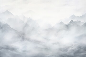 Grey mountain backgrounds nature mist.