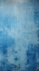 Blue wall rough paint.