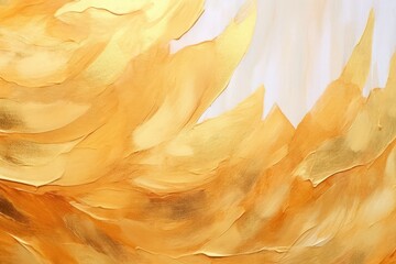 Gold leaves backgrounds abstract creativity.