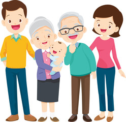 big family happy Portrait