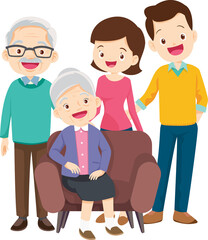 big family happy Portrait