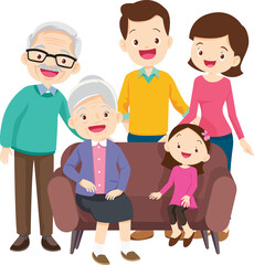 big family happy Portrait