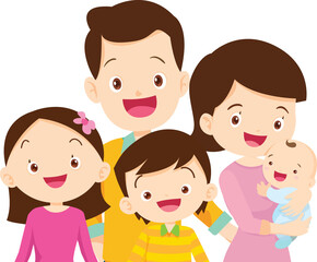 big family happy Portrait