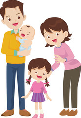 big family happy Portrait