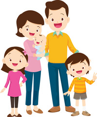 Obraz premium big family happy Portrait