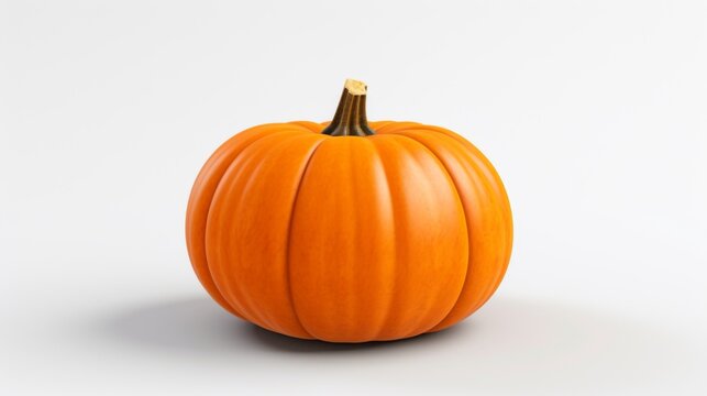 With a clean and undistracted background, this pumpkin image highlights the simplicity and freshness of the subject
