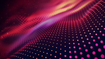 Obraz premium abstract background with glowing particles. 3d rendering, 3d illustration.