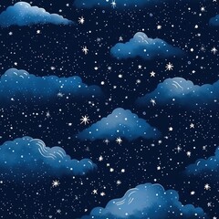 Fototapeta premium Starry sky astronomy outdoors pattern