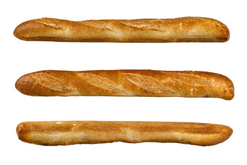 bread isolated on white background