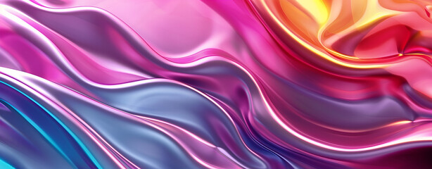 Luxury elegant background abstraction fabric  3d illustration lilac, purple swirl, background with soft delicate folds.