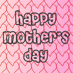Happy Mother's Day, flatlay backdrop for Mother's Day.