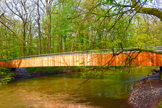 Kinzigbr&uuml;cke in der Bulau - Hanau/Hessen
