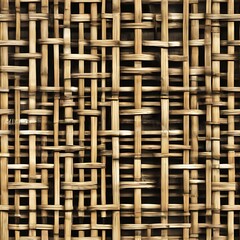 Nature's Harmony: Bamboo Weave Pattern