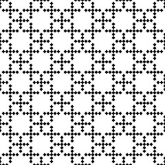 Seamless pattern. Geometric background. Squares illustration. Diamonds wallpaper. Ethnic motif. Rhombuses backdrop. Digital paper, textile print, web design, abstract. Checks ornament. Crosses vector.
