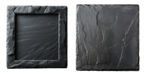 Dark grey stone frame. Rock stone border