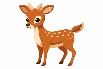 deer cartoon vector illustration