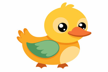 duck cartoon vector illustration