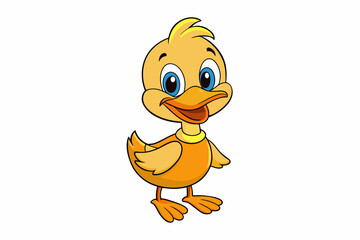 duck cartoon vector illustration